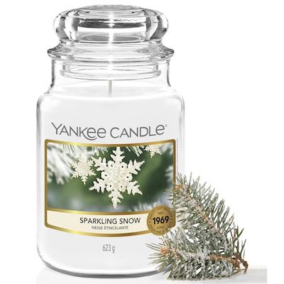Produktbild: yankee candle sparkling snow duftkerze 623g im glas für 24,38 statt 35