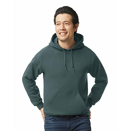 Produktbild: gildan herren kapuzensweatshirt fleece g18500 dunkel erika m