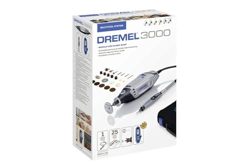 dremel 3000 multifunktionswerkzeug 130W, 25 zubehörteile, variable drehzahl 10.000-33.000 U/min
