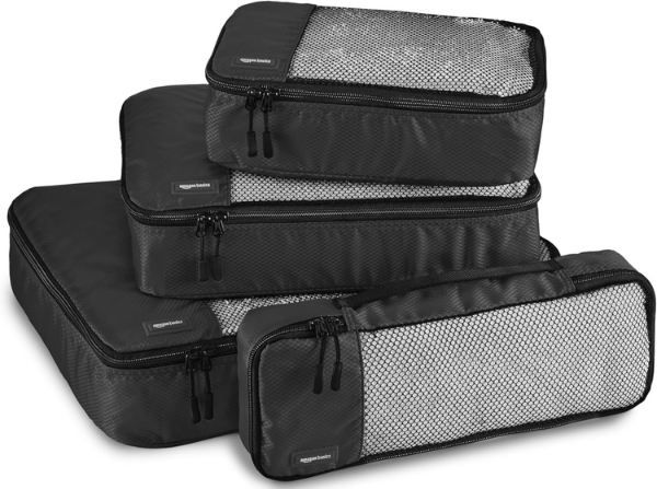 packwürfel set 4er für koffer von amazon basics für 14,91 euro statt 21 euro