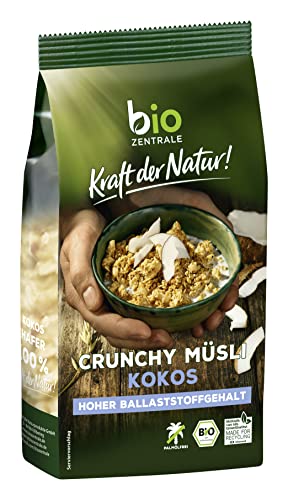 Crunchy Müsli Kokos biozentrale, 375 g aus biologischem Anbau