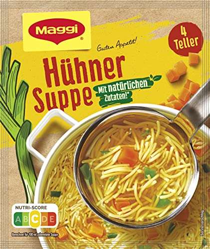 hühnersuppe 60g beutel von maggi, ergibt 4 teller, 1er pack