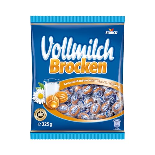 vollmilch brocken karamellbonbons mit milchcreme-füllung 325g