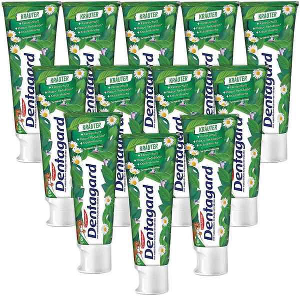 dentagard original zahnpasta 12 x 75ml, 12er pack ab 9