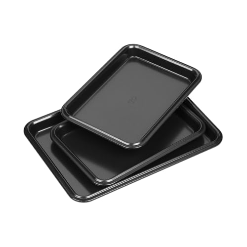 tala performance backbleche 3er-set karbonstahl antihaftbeschichtung 34,5 x 24,4 cm 25 x 18 cm