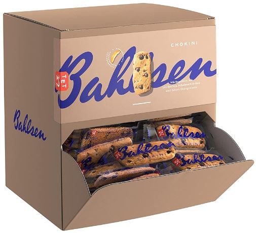 bahlsen chokini mürbegebäck mit schokostückchen und orangennote, 945g 12,85