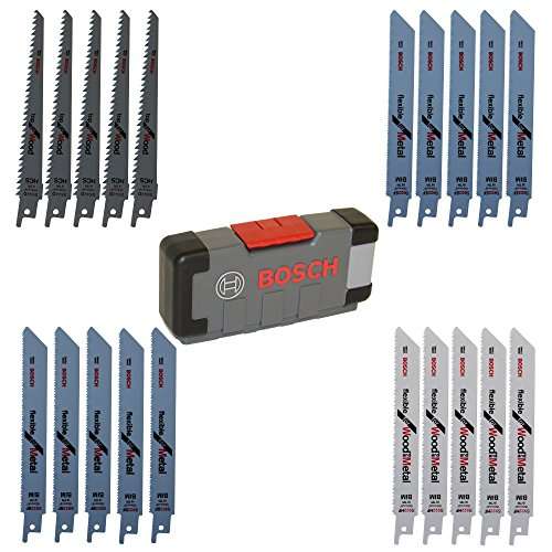 bosch professional säbelsägeblätter 20tlg toughbox holz metall zubehör
