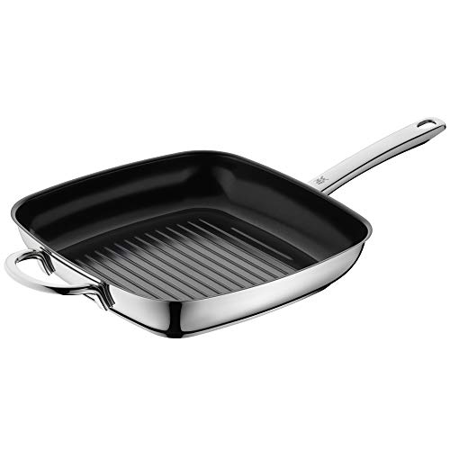 wmf grillpfanne induktion 28x28 cm gerillt, keramikbeschichtet, backofenfest
