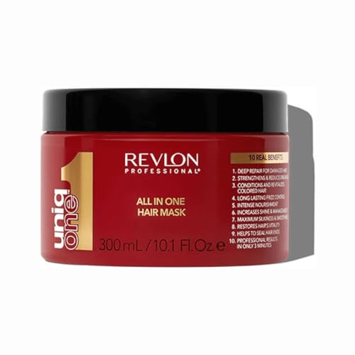 revlon professional uniqone haarkur, 300 ml, reparierende haarmaske, feuchtigkeit, anti frizz