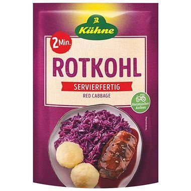 Kühne Rotkohl 4x400g, 1,6kg, 2 Minuten Zubereitung, ab 5,48