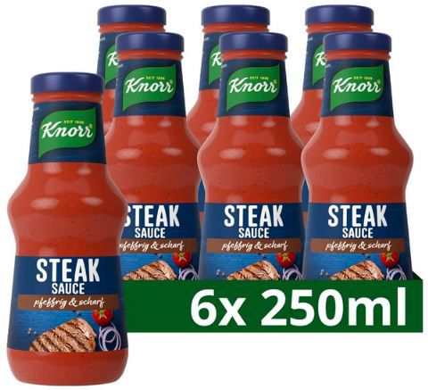 knorr steak sauce 6er pack würzig ab 6,81 euro statt 10 euro