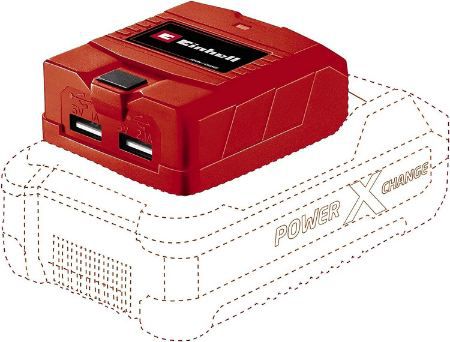 einhell tc-cp 18 usb-akku-adapter mit 2 usb ports für 11,99 euro