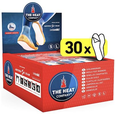 the heat company sohlenwärmer 30er pack klebend bis 8h für 42,40 euro