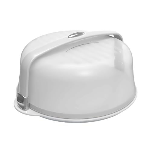 biesse tortenglocke 991 weiß verchromt mit dichtungen und griff 37x37x16 cm