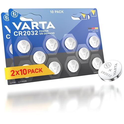 varta cr2032 lithium button cell batterie 3v pack mit 20 zellen blister