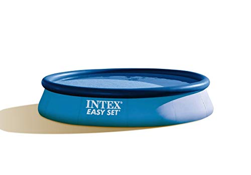 intex pool blau 12348 für den sommer, aufblasbar, outdoor zwembad