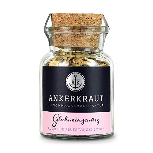 glühweingewürz ankerkraut, gewürzmischung für glühwein, punsch, 60g im korkenglas