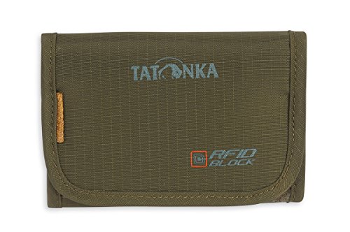 Tatonka RFID Geldbörse mit RFID-Blocker, schmaler Folder, schwarz