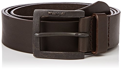 wrangler herren gürtel kabel buckle braun 110 cm