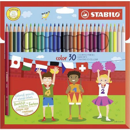 stabilo color buntstifte 30er pack mit 4 neonfarben für 7 euro