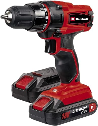 einhell akku bohrschrauber tc-cd 18-2 li 18v 1.5ah 38nm mit transportkoffer