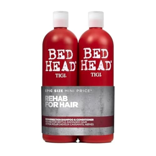 bed head by tigi resurrection shampoo und conditioner set 2 x 750 ml für strapaziertes haar