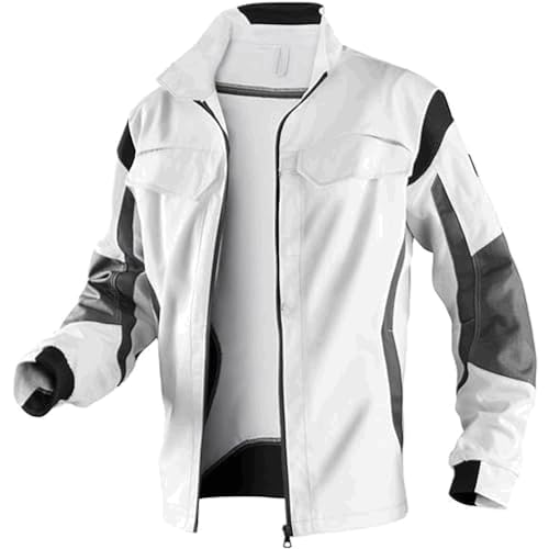 Produktbild: kübler workwear pulsschlag arbeitsjacke weiß anthrazit größe 62