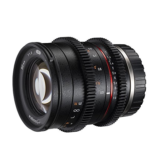 50mm T1.3 objektiv walimex pro für sony e, lichtstark, filmqualität