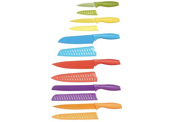 messer-set 12-teilig von amazon basics für 10,48 euro (statt 13 euro)