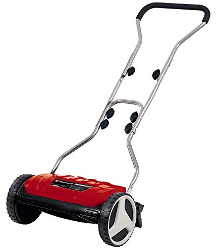 Produktbild: einhell hand-rasenmäher ge-hm 38 s 38 cm schnittbreite 4-stufige schnitthöhenverstellung