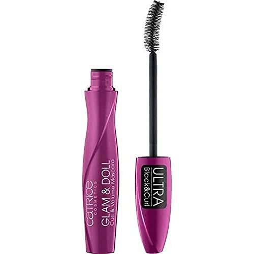 catrice wimperntusche glam & doll mascara curl volume schwarz 10 ml