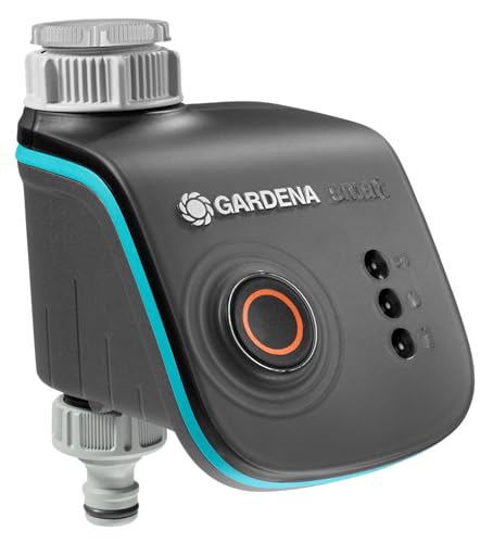 gardena smart water control bewässerungscomputer mit app steuerbar, frostwarnsystem