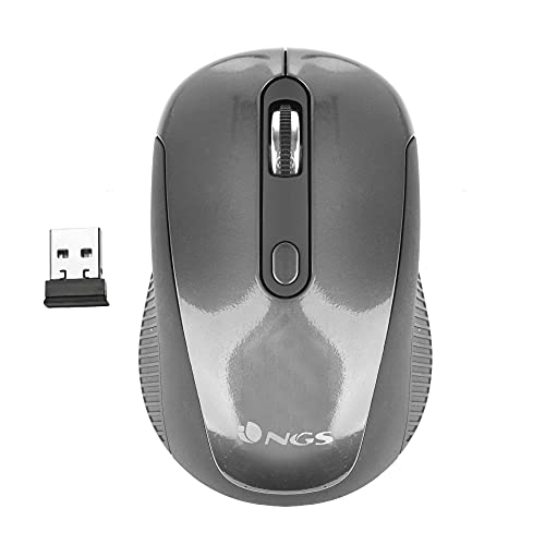 ngs haze kabellose optische maus 2.4ghz usb maus 3 tasten 800/1600dpi grau