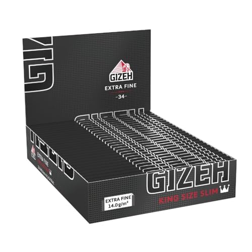 Gizeh black king size slim blättchen 25er pack recyclebar mit magnetverschluss