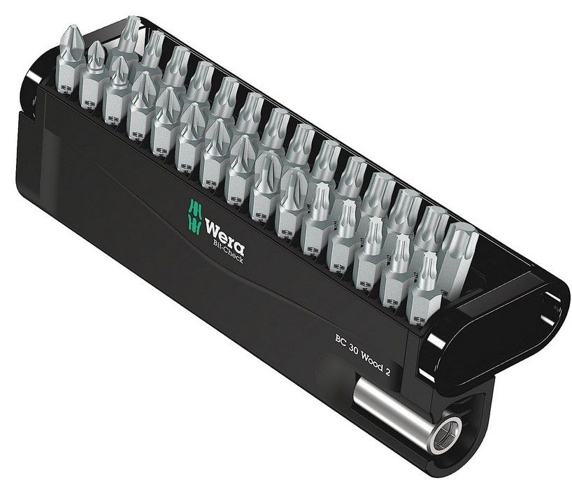 Produktbild: wera bit-check 30 30-teilig holzschnitt bitbox, 15,98 statt 21