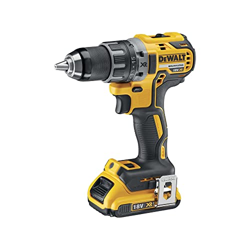 deWalt bohrschrauber akku 18V 2.0 Ah bürstenlos mit zwei-gang getriebe und schnellladegerät