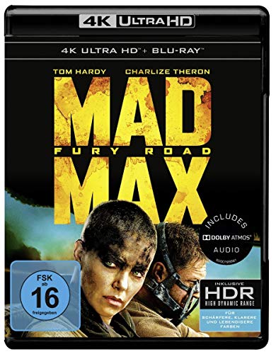 mad max fury road 4k ultra hd und 2d blu-ray für 12,97 euro bei amazon prime