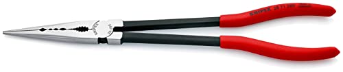 knipex montierzange 280 mm, kunststoffüberzogen, schwarz, querprofile