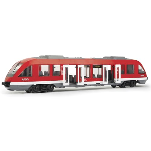 dickie toys city train zug für kinder, ferngesteuert, zwischenzüge
