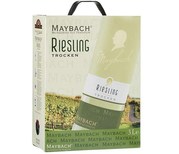 maybach riesling trocken bag-in-box 3 l für 9,19 euro statt 18 euro