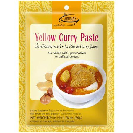 Produktbild: aromax gelbe currypaste 12er pack je 50g nur 7,12 euro statt 11 euro