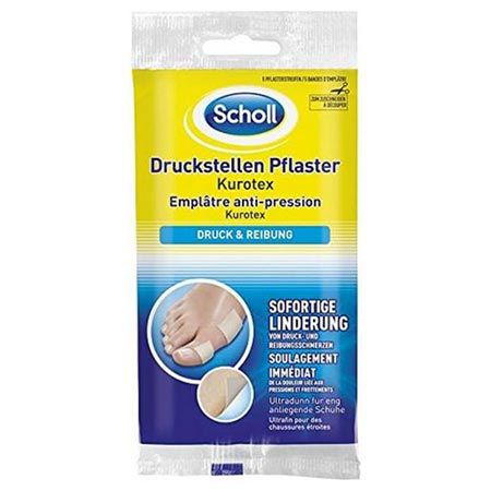 scholl druckstellen pflaster 5er pack kurotex ab 2,56 euro statt 5 euro