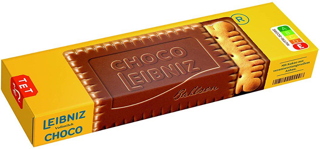 Produktbild: leibniz schoko vollmilch butterkeks 125 g - leckere keksvariation für jeden tag
