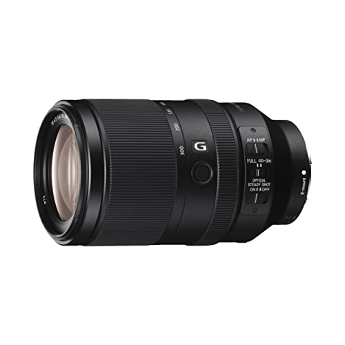 sony sel-70300g telezoom objektiv für e-mount kamera schwarz