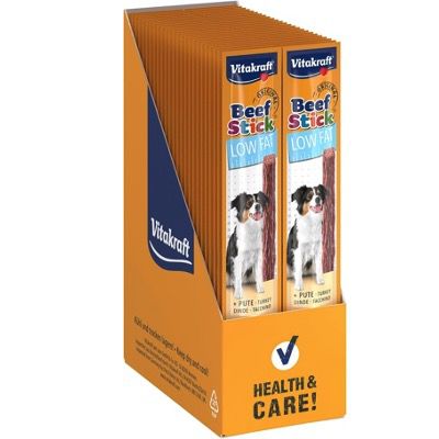 vitakraft beef stick low fat pute 50x12g für 11,15 euro statt 27 euro