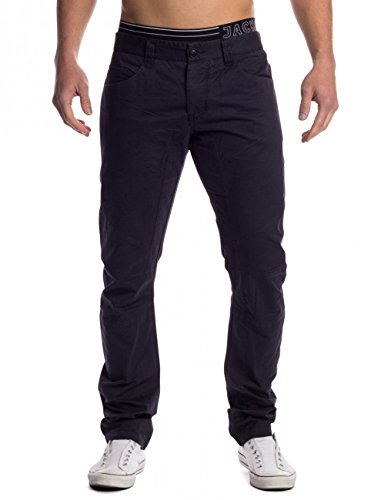 egomaxx herren chino jeans tapered leg hose blau 29w H1451