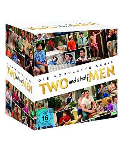 Produktbild: two and a half men komplette serie DVD 2003-2015, amazon, imdb 7,1