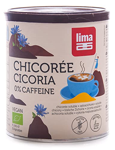 lima cicoria instant 100 g, natürliche zichorienwurzel, glutenfrei, koffeinfrei