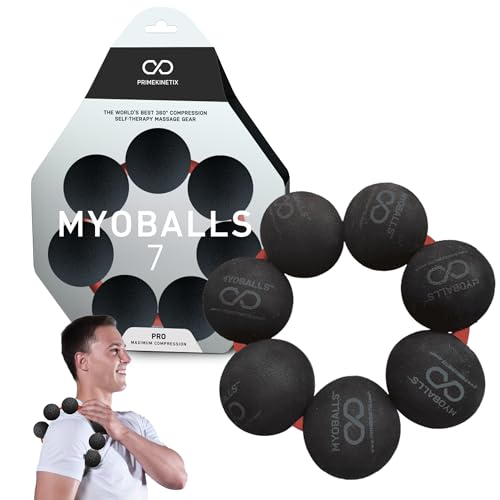 MyoBalls Pro 7 Gymnastikball schwarz, unisex, für Erwachsene, 7, diverse Übungen, robust, vielseitig einsetzbar