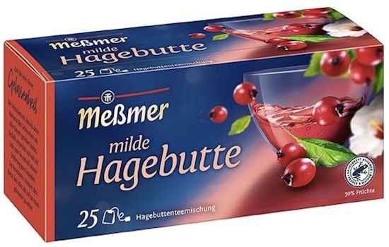 meßmer milde hagebutte 25er pack, günstiger preis ab 1,31